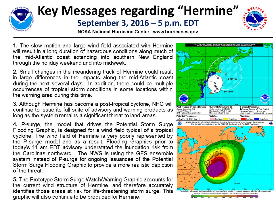 NOAA 5 p.m. update