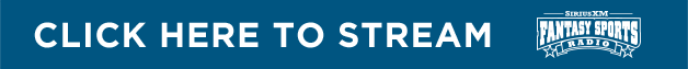 Click here to stream SiriusXM Fantasy Sports Radio
