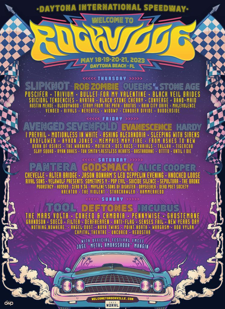 Welcome to Rockville 2022 Lineup