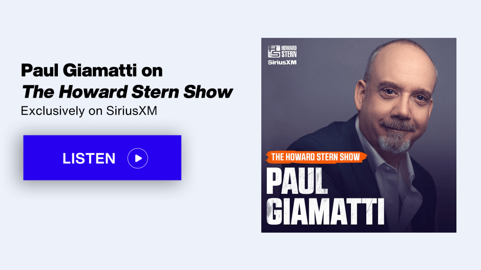 PAUL GIAMATTI on howard stern show