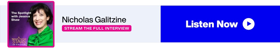 The Spotlight with Jessica Shaw on Stars - Nicholas Galitzine - Stream the Full Interview - Listen Now banner