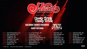 Heart Royal Flush Tour 2024 Poster