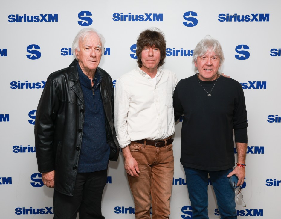 Photo of Jim McCarty and The Yardbirds at SiriusXM Studios.