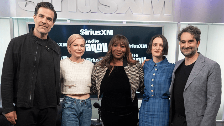 Photo of the Dying for Sex cast at SiriusXM Studios.